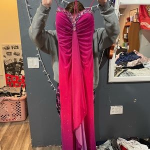 size 5/6 Pink Ombre Prom dress/ no rips Worn Once